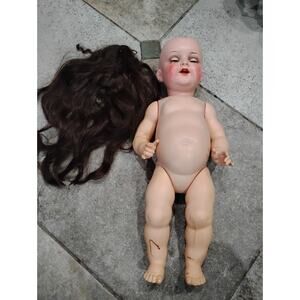 Vintage Kammer & Reinhardt Germany Crying Doll As Is 1940s? 19"
